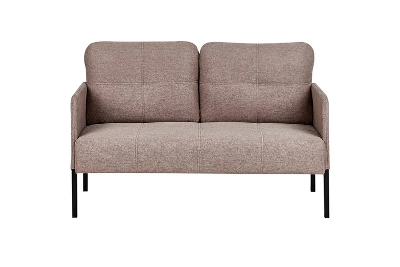 2-sitssoffa Beliani Lahti Beige, svart NO_BRAND Brown||Black, undefined