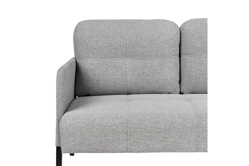 2-sitssoffa Beliani Lahti Beige, svart NO_BRAND Light grey||Black - Huonekalut - Sohva - 2:n istuttava sohva