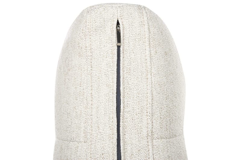 2-sitssoffa Beliani Laurila Beige, mörkt trä Beige||Dark colored wood - Huonekalut - Sohva - 2:n istuttava sohva