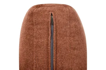 2-sitssoffa Beliani Laurila Beige, mörkt trä Brown||Dark colored wood - Huonekalut - Sohva - 2:n istuttava sohva