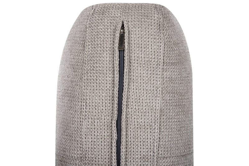 2-sitssoffa Beliani Laurila Beige, mörkt trä Grey||Dark colored wood - Huonekalut - Sohva - 2:n istuttava sohva