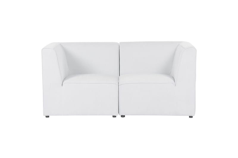 2-sitssoffa Beliani Lemvig Beige NO_BRAND White - Huonekalut - Sohva - Moduulisohva - Moduulisohvakokonaisuus