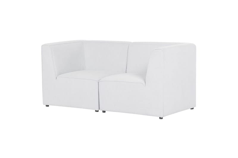 2-sitssoffa Beliani Lemvig Beige NO_BRAND White - Huonekalut - Sohva - Moduulisohva - Moduulisohvakokonaisuus