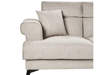 2-sitssoffa Beliani Skive Beige Beige - Huonekalut - Sohva - 2:n istuttava sohva