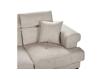 2-sitssoffa Beliani Skive Beige Beige - Huonekalut - Sohva - 2:n istuttava sohva