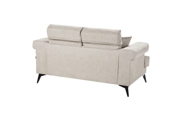 2-sitssoffa Beliani Skive Beige Beige - Huonekalut - Sohva - 2:n istuttava sohva