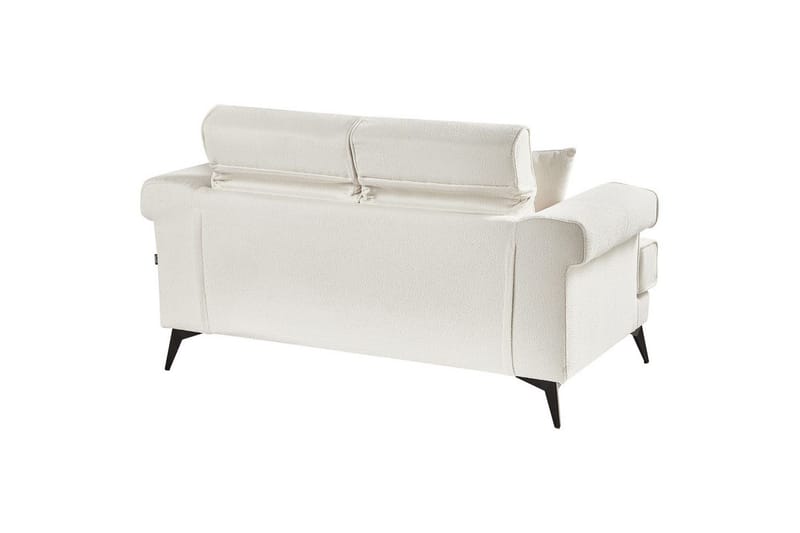 2-sitssoffa Beliani Skive Beige NO_BRAND White||Black - Huonekalut - Sohva - 2:n istuttava sohva