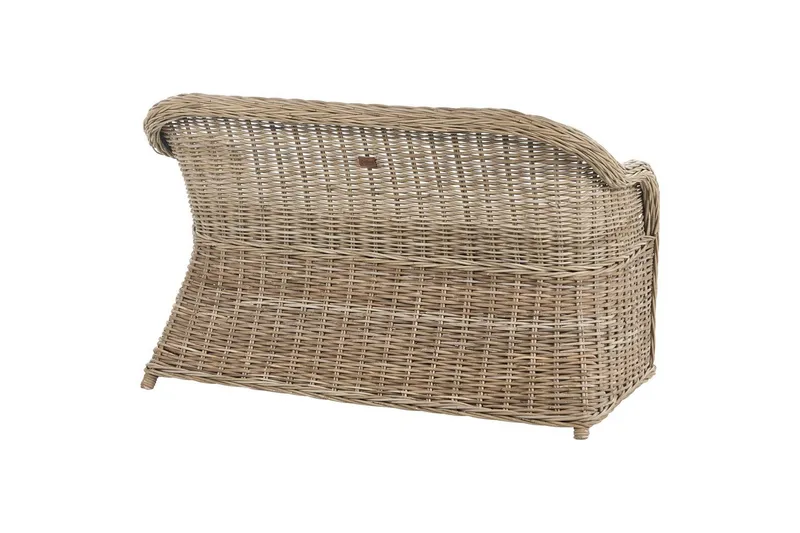 2-sitssoffa Beliani Susua Nature - Puutarhakalusteet - Ulkosohva & puutarhapenkki - Puutarhasohva