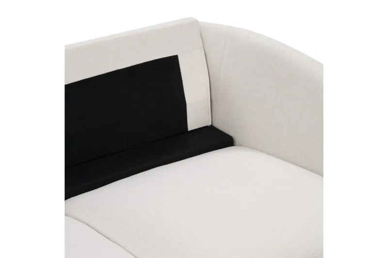 2-sitssoffa Beliani Trosa Beige, guld Beige||GOLD - Huonekalut - Sohva - 2:n istuttava sohva