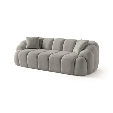 3-istuttava sohva Atelier Del Sofa Octavio (233 x 70 x 80 cm) Harmaa