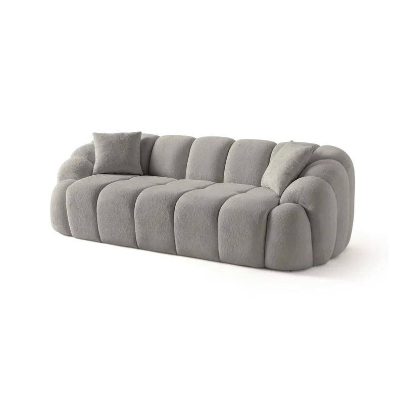 3-istuttava sohva Atelier Del Sofa Octavio (233 x 70 x 80 cm) Harmaa, undefined