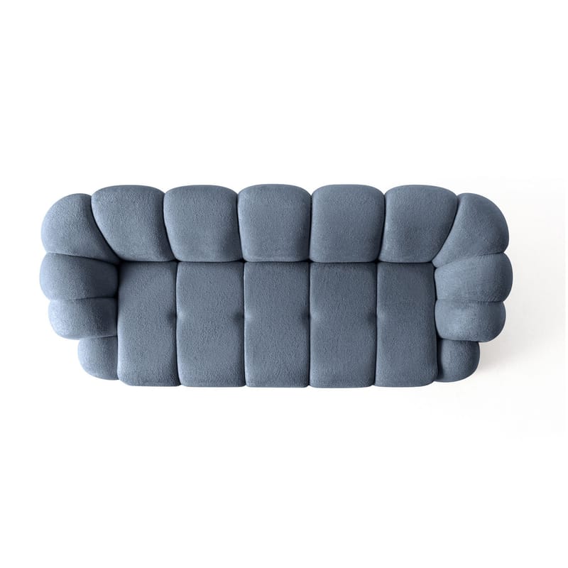 3-istuttava sohva Atelier Del Sofa Octavio (233 x 70 x 80 cm) Laivastonsininen - Huonekalut - Sohva - 3:n istuttava sohva