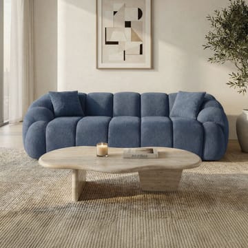 3-istuttava sohva Atelier Del Sofa Octavio (233 x 70 x 80 cm) Laivastonsininen - Huonekalut - Sohva - 3:n istuttava sohva
