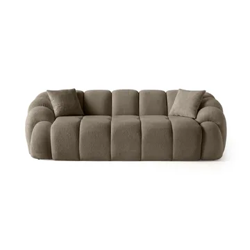 3-istuttava sohva Atelier Del Sofa Octavio (233 x 70 x 80 cm) Ruskea - Huonekalut - Sohva - 3:n istuttava sohva