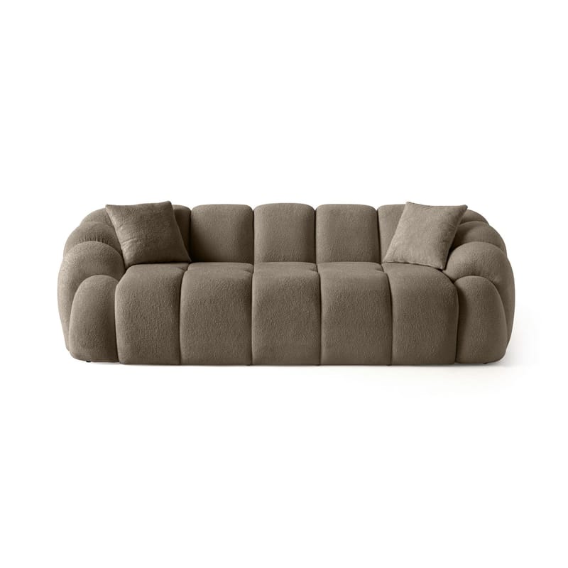 3-istuttava sohva Atelier Del Sofa Octavio (233 x 70 x 80 cm) Ruskea - Huonekalut - Sohva - 3:n istuttava sohva