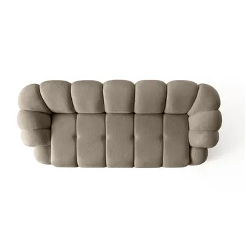 3-istuttava sohva Atelier Del Sofa Octavio (233 x 70 x 80 cm) Ruskea - Huonekalut - Sohva - 3:n istuttava sohva