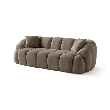 3-istuttava sohva Atelier Del Sofa Octavio (233 x 70 x 80 cm) Ruskea