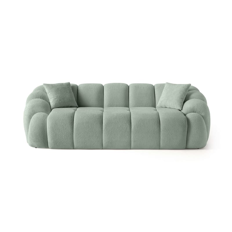 3-istuttava sohva Atelier Del Sofa Octavio (233 x 70 x 80 cm) Turkoosi - Huonekalut - Sohva - 3:n istuttava sohva
