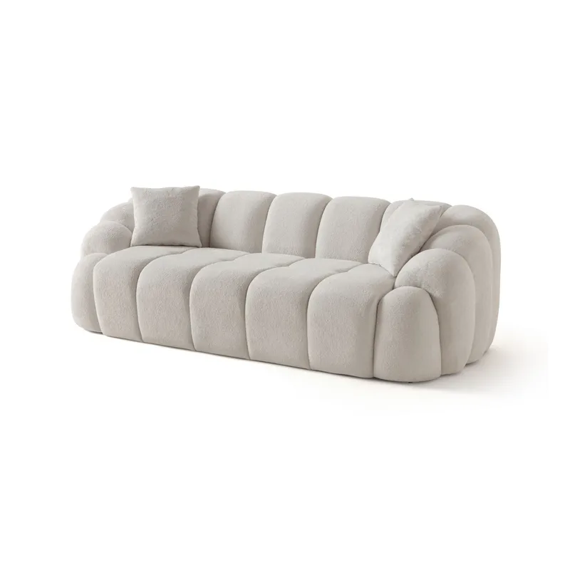 3-istuttava sohva Atelier Del Sofa Octavio (233 x 70 x 80 cm) Valkoinen, undefined