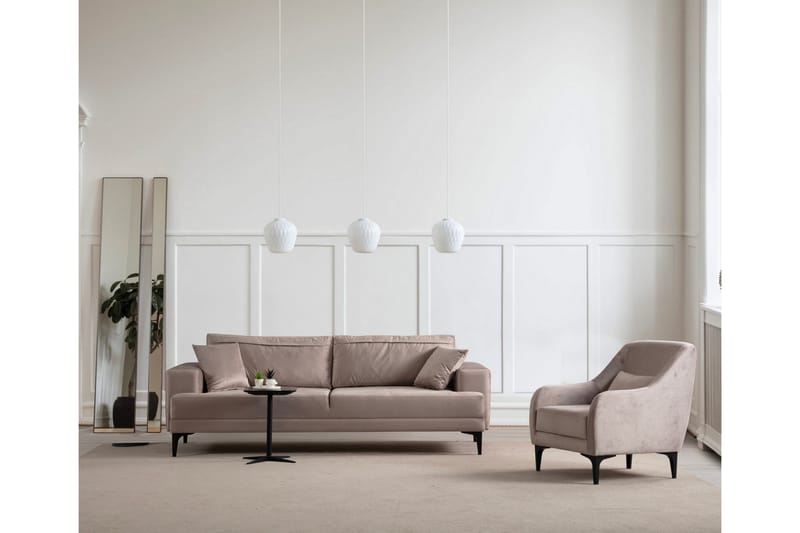 3-istuttava Sohva Cabni - Beige - Huonekalut - Sohva - 3:n istuttava sohva
