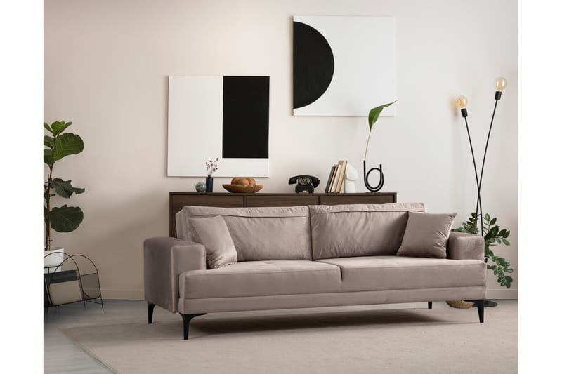 3-istuttava Sohva Cabni - Beige - Huonekalut - Sohva - 3:n istuttava sohva