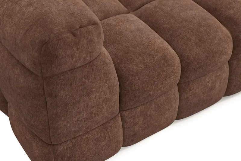 3-istuttava Sohva Elise - Ruskea - Huonekalut - Sohva - 3:n istuttava sohva