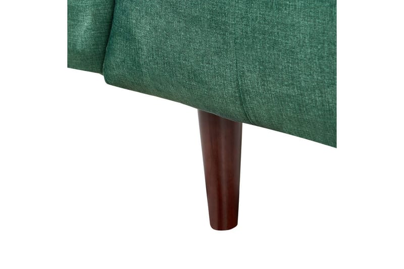 3-sitssoffa Beliani Byske Beige, mörkt trä Green||Dark colored wood - Huonekalut - Sohva - 3:n istuttava sohva