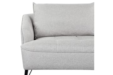 3-sitssoffa Beliani Hobro Brun, Svart Grey||Black - Huonekalut - Sohva - 3:n istuttava sohva
