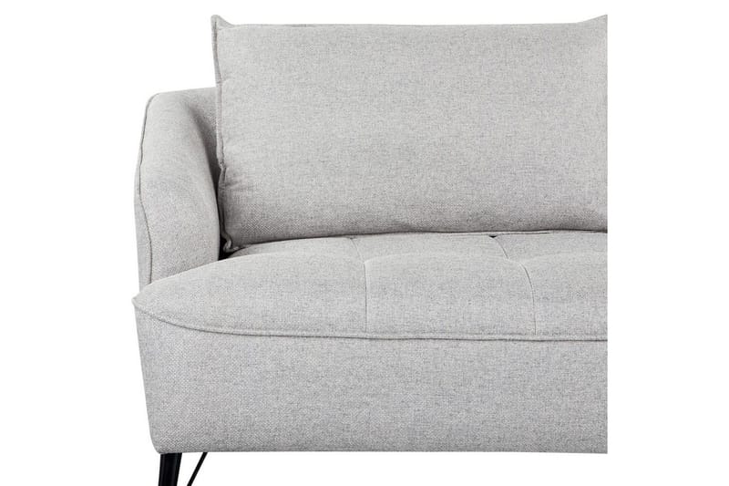 3-sitssoffa Beliani Hobro Brun, Svart Grey||Black - Huonekalut - Sohva - 3:n istuttava sohva