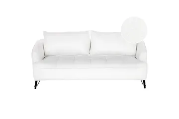 3-sitssoffa Beliani Hobro Brun, Svart NO_BRAND White||Black