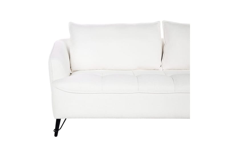 3-sitssoffa Beliani Hobro Brun, Svart White||Black - Huonekalut - Sohva - 3:n istuttava sohva
