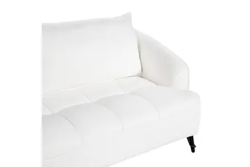 3-sitssoffa Beliani Hobro Brun, Svart White||Black - Huonekalut - Sohva - 3:n istuttava sohva