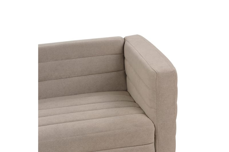 3-sitssoffa Beliani Hofn Beige, svart Beige||Black - Huonekalut - Sohva - 3:n istuttava sohva