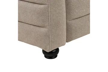 3-sitssoffa Beliani Hofn Beige, svart Beige||Black - Huonekalut - Sohva - 3:n istuttava sohva
