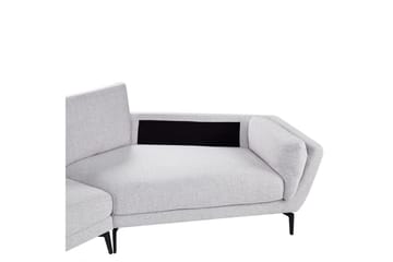 3-sitssoffa Beliani Kansseli Beige, svart Grey - Harmaa - Huonekalut - Sohva - 3:n istuttava sohva