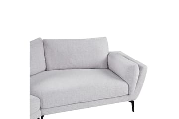 3-sitssoffa Beliani Kansseli Beige, svart Grey - Harmaa - Huonekalut - Sohva - 3:n istuttava sohva