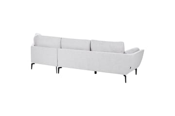 3-sitssoffa Beliani Kansseli Beige, svart Grey - Harmaa - Huonekalut - Sohva - 3:n istuttava sohva