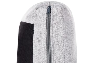 3-sitssoffa Beliani Kansseli Beige, svart Grey - Harmaa - Huonekalut - Sohva - 3:n istuttava sohva