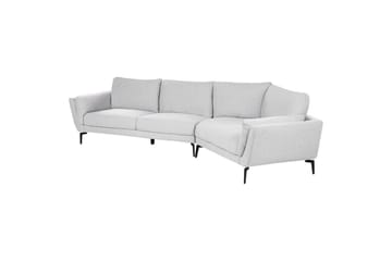 3-sitssoffa Beliani Kansseli Beige, svart Grey - Harmaa - Huonekalut - Sohva - 3:n istuttava sohva