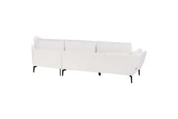 3-sitssoffa Beliani Kansseli Beige, svart White||Black - Huonekalut - Sohva - 3:n istuttava sohva