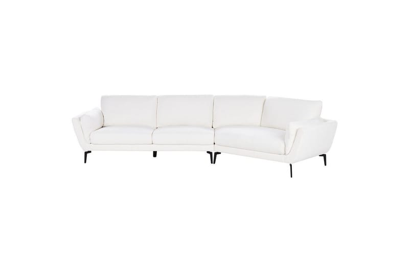 3-sitssoffa Beliani Kansseli Beige, svart White||Black - Huonekalut - Sohva - 3:n istuttava sohva