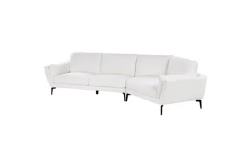 3-sitssoffa Beliani Kansseli Beige, svart White||Black - Huonekalut - Sohva - 3:n istuttava sohva