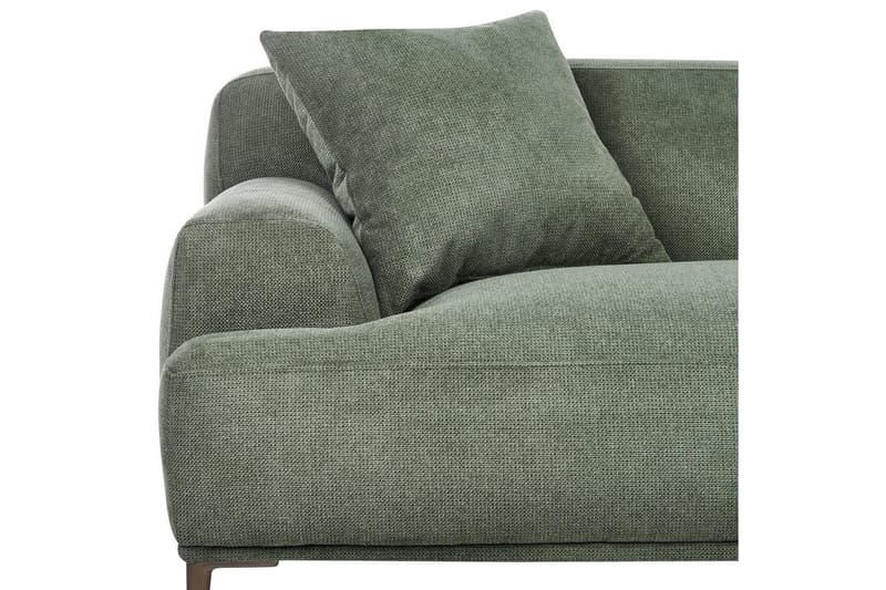 3-sitssoffa Beliani Matila Beige, brun Green||Brown - Huonekalut - Sohva - 3:n istuttava sohva