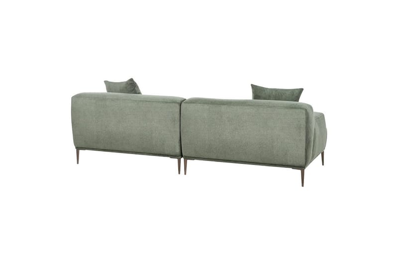 3-sitssoffa Beliani Matila Beige, brun Green||Brown - Huonekalut - Sohva - 3:n istuttava sohva
