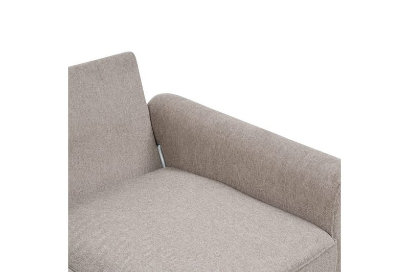 3-sitssoffa Beliani Ronneby Beige, ljust trä NO_BRAND Beige||Light colored wood - Huonekalut - Sohva - 3:n istuttava sohva