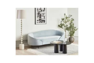 3-sitssoffa Beliani Savar Blå, Svart blue||Black - Huonekalut - Sohva - 3:n istuttava sohva