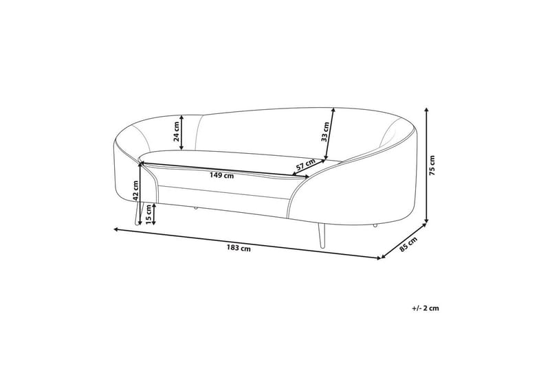 3-sitssoffa Beliani Savar Blå, Svart Dark green||GOLD - Huonekalut - Sohva - 3:n istuttava sohva