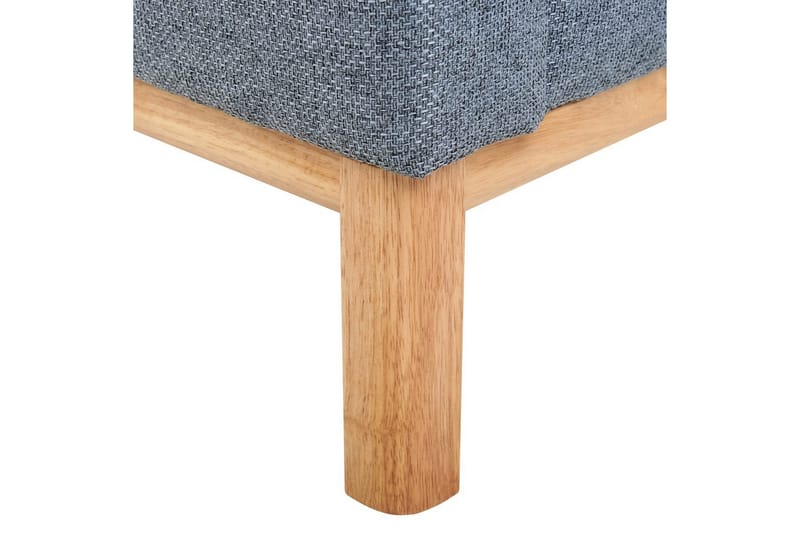 3-sitssoffa Beliani Sosjo Beige, ljust trä blue||Light colored wood - Huonekalut - Sohva - 3:n istuttava sohva