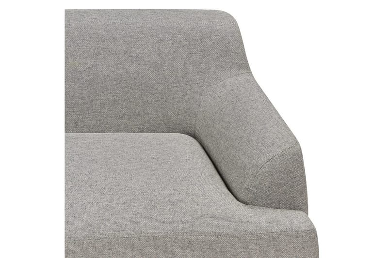 3-sitssoffa Beliani Sosjo Beige, ljust trä NO_BRAND Grey||Light colored wood - Huonekalut - Sohva - 3:n istuttava sohva