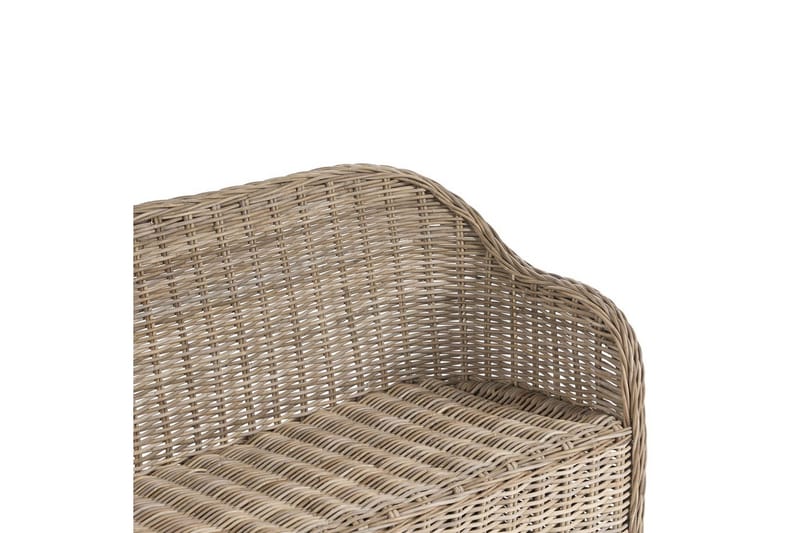 3-sitssoffa Beliani Susua Nature||White - Puutarhakalusteet - Terassiryhmät - Terassisohvat